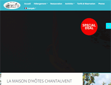 Tablet Screenshot of chantauvent.com